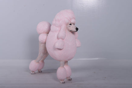 Pink French Poodle Life Size Statue - LM Treasures Life Size Statues & Prop Rental