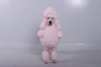 Pink French Poodle Life Size Statue - LM Treasures Life Size Statues & Prop Rental