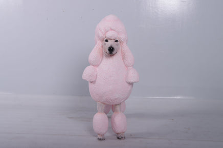 Pink French Poodle Life Size Statue - LM Treasures Life Size Statues & Prop Rental