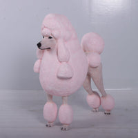 Pink French Poodle Life Size Statue - LM Treasures Life Size Statues & Prop Rental