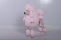 Pink French Poodle Life Size Statue - LM Treasures 