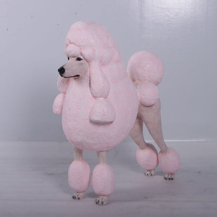 Pink French Poodle Life Size Statue - LM Treasures Life Size Statues & Prop Rental