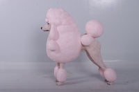 Pink French Poodle Life Size Statue - LM Treasures Life Size Statues & Prop Rental