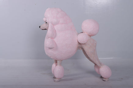Pink French Poodle Life Size Statue - LM Treasures Life Size Statues & Prop Rental