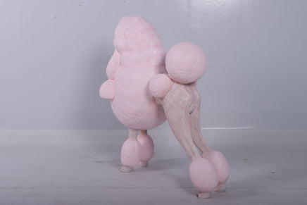 Pink French Poodle Life Size Statue - LM Treasures Life Size Statues & Prop Rental