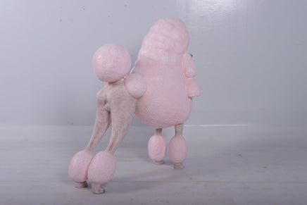 Pink French Poodle Life Size Statue - LM Treasures Life Size Statues & Prop Rental