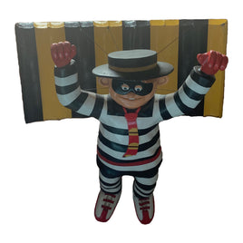 McDonalds Hamburglar Holding Parachute Life Size Statue - LM Treasures 