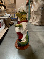 Crocodile Butler Life Size Statue - LM Treasures Life Size Statues & Prop Rental