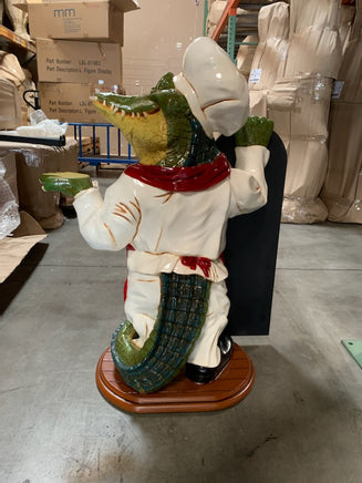 Crocodile Butler Life Size Statue - LM Treasures Life Size Statues & Prop Rental