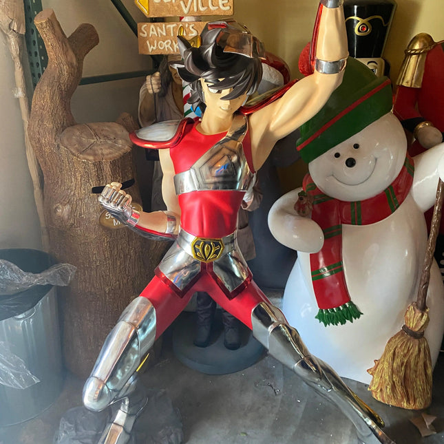 Rare Saint Seiya Pegasus Life Size Pre-Owned Statue LM Treasures - AM