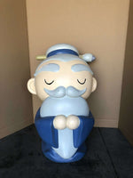 Old Man Avatar Japanese Character Store Display "Eyes Closed" - Pre-Owned - LM Treasures 