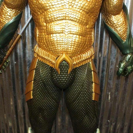 Aquaman Life Size Statue 2018 Movie Prop (New Armor) Jason Momoa - LM Treasures 