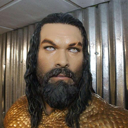 Aquaman Life Size Statue 2018 Movie Prop (New Armor) Jason Momoa - LM Treasures 