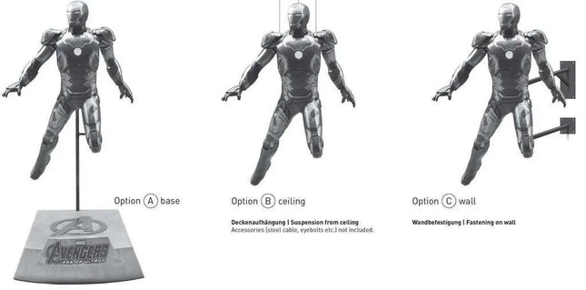 Iron Man (MK43) Life Size Statue from Avengers: Age Of Ultron - LM Treasures