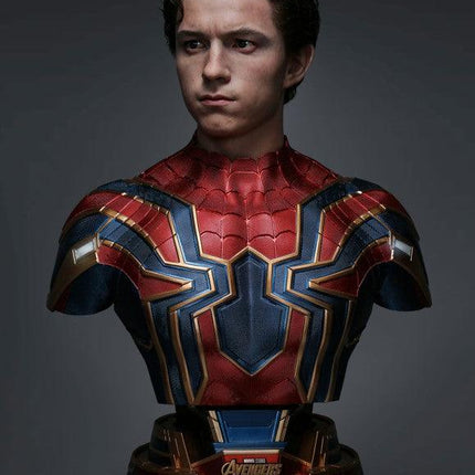 Marvel Iron Spider-Man Life Size Bust Statue - LM Treasures 