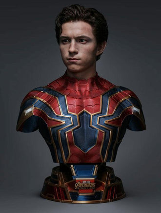 Marvel Iron Spider Man Life Size Bust Statue - LM Treasures 