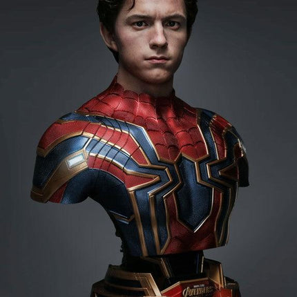 Marvel Iron Spider-Man Life Size Bust Statue - LM Treasures 
