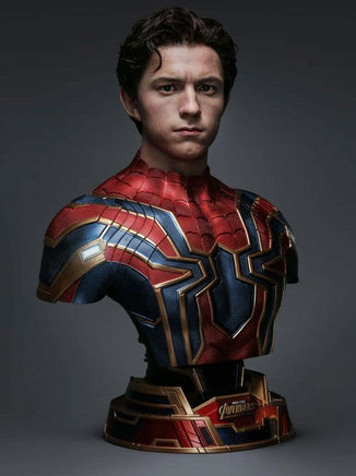 Marvel Iron Spider Man Life Size Bust Statue - LM Treasures 