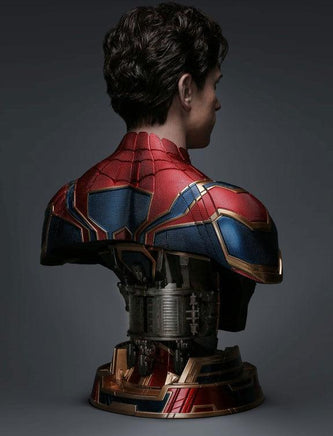 Marvel Iron Spider Man Life Size Bust Statue - LM Treasures 