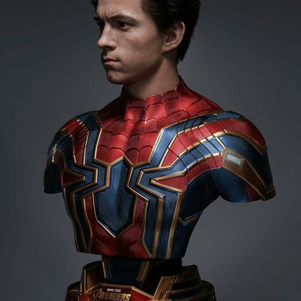 Marvel Iron Spider-Man Life Size Bust Statue - LM Treasures 