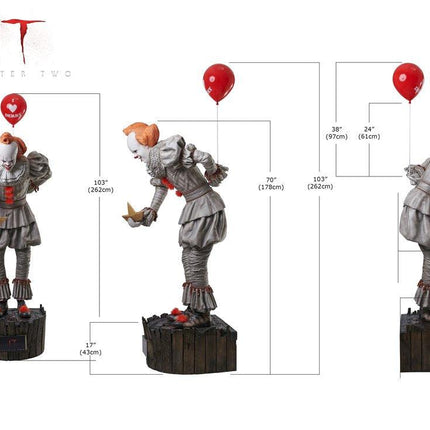 IT Pennywise Chapter 2 Life Size Statue - LM Treasures 