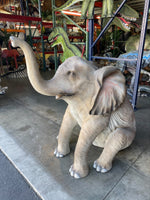 Sitting Elephant Life Size Statue - LM Treasures Life Size Statues & Prop Rental