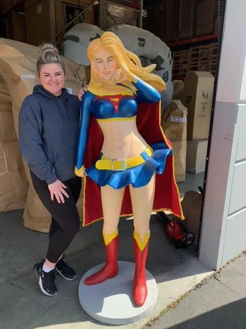 Muscle Girl Superhero Life Size Statue LM Treasures - A