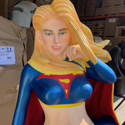 Muscle Girl Super Hero Life Size Statue - LM Treasures 