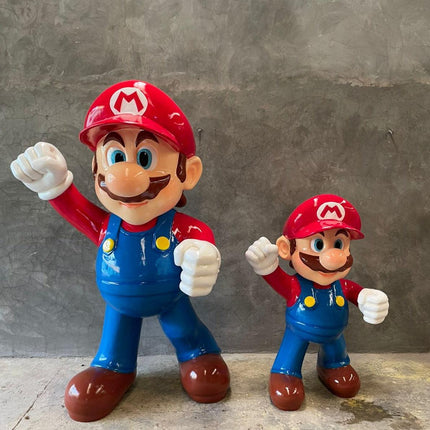 Small Jumper Boy Hand Up Over Sized Statue - LM Treasures 