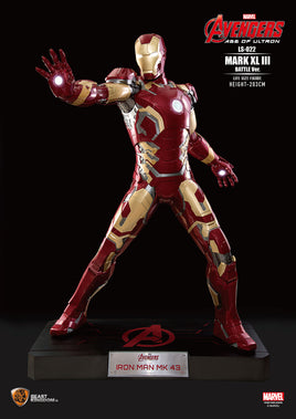 Iron Man Avengers: Age of Ultron - Iron Man Mark XLIII Life Size Statue - LM Treasures 