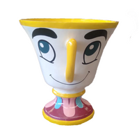 Tea Cup With Face Over Sized Statue - LM Treasures 