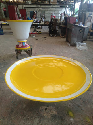 Saucer For Tea Cup Over Sized Statue - LM Treasures 