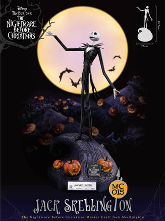 The Nightmare Before Christmas Master Craft Jack Skellington Table Top Statue - LM Treasures 