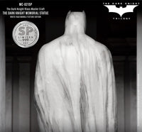 The Dark Knight Rises White Faux Marble Memorial Statue Table Top - LM Treasures 