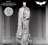 The Dark Knight Rises White Faux Marble Memorial Statue Table Top - LM Treasures 