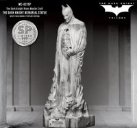 The Dark Knight Rises White Faux Marble Memorial Statue Table Top - LM Treasures 