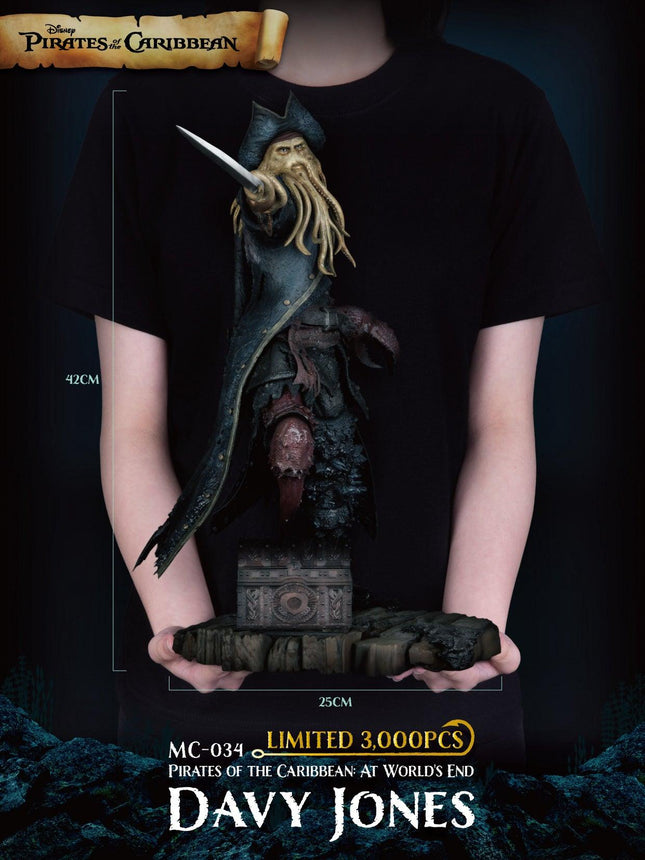 Pirates of the Caribbean Master Craft Davy Jones Table Top Statue - LM Treasures 