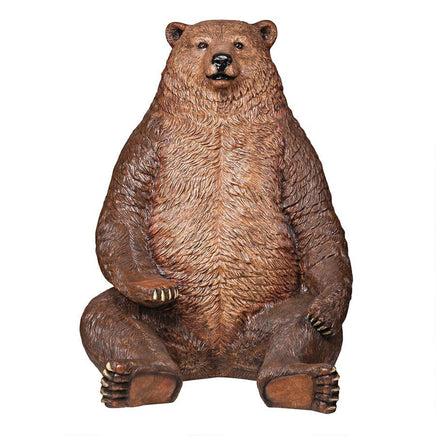 Jumbo Brown Grizzly Bear Life Size Statue - LM Treasures 