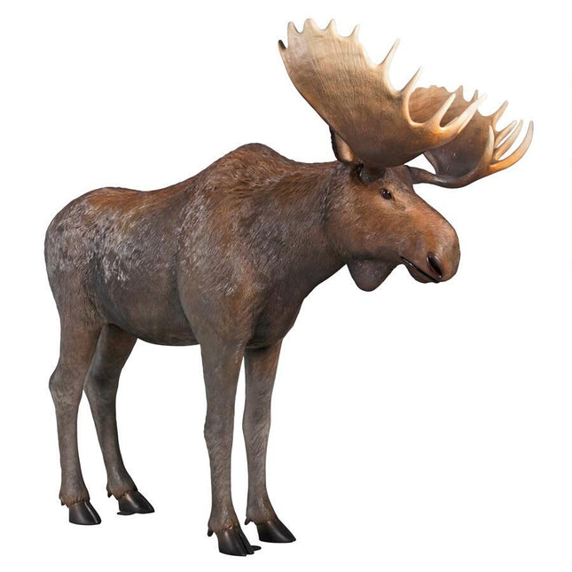 North American Moose Life Size Statue - LM Treasures 