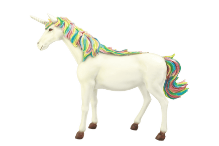 Rainbow Unicorn Life Size Statue - LM Treasures 