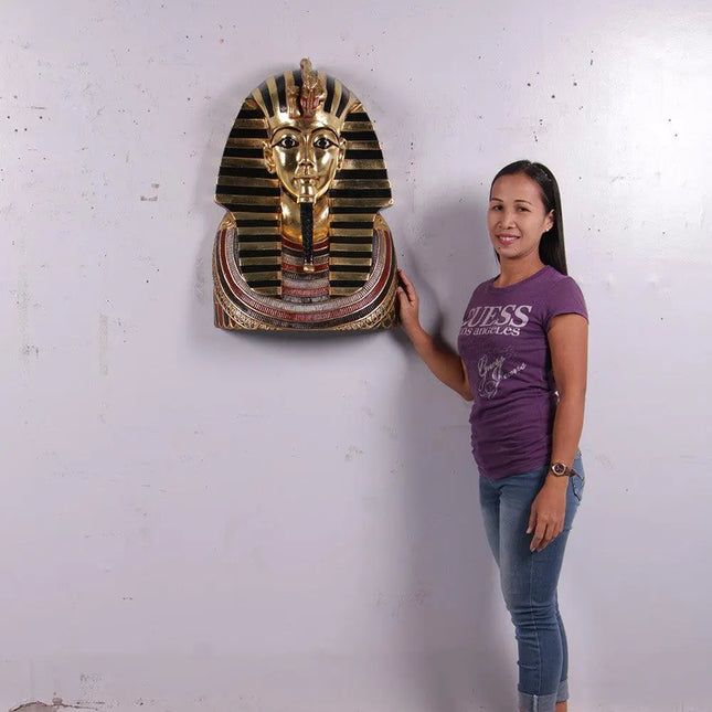 Egyptian Bust King Tut Life Size Statue LM Treasures - H