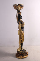 Egyptian Plant Holder Female Small Statue - LM Treasures 