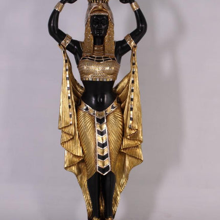 Egyptian Plant Holder Female Life Size Statue - LM Treasures 