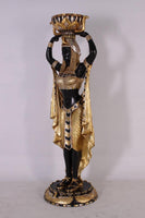 Egyptian Plant Holder Female Life Size Statue - LM Treasures 