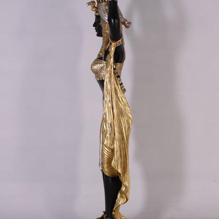 Egyptian Plant Holder Female Life Size Statue - LM Treasures 
