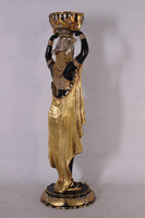 Egyptian Plant Holder Female Life Size Statue - LM Treasures 