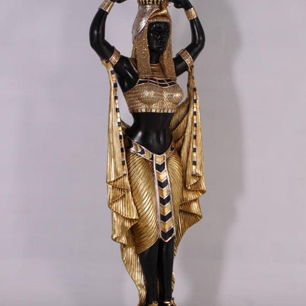 Egyptian Plant Holder Female Life Size Statue - LM Treasures 
