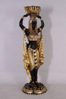 Egyptian Plant Holder Female Life Size Statue - LM Treasures 