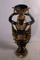 Egyptian Plant Holder Male Small Statue - LM Treasures 