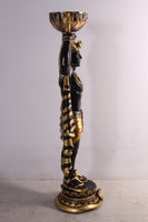 Egyptian Plant Holder Male Small Statue - LM Treasures 